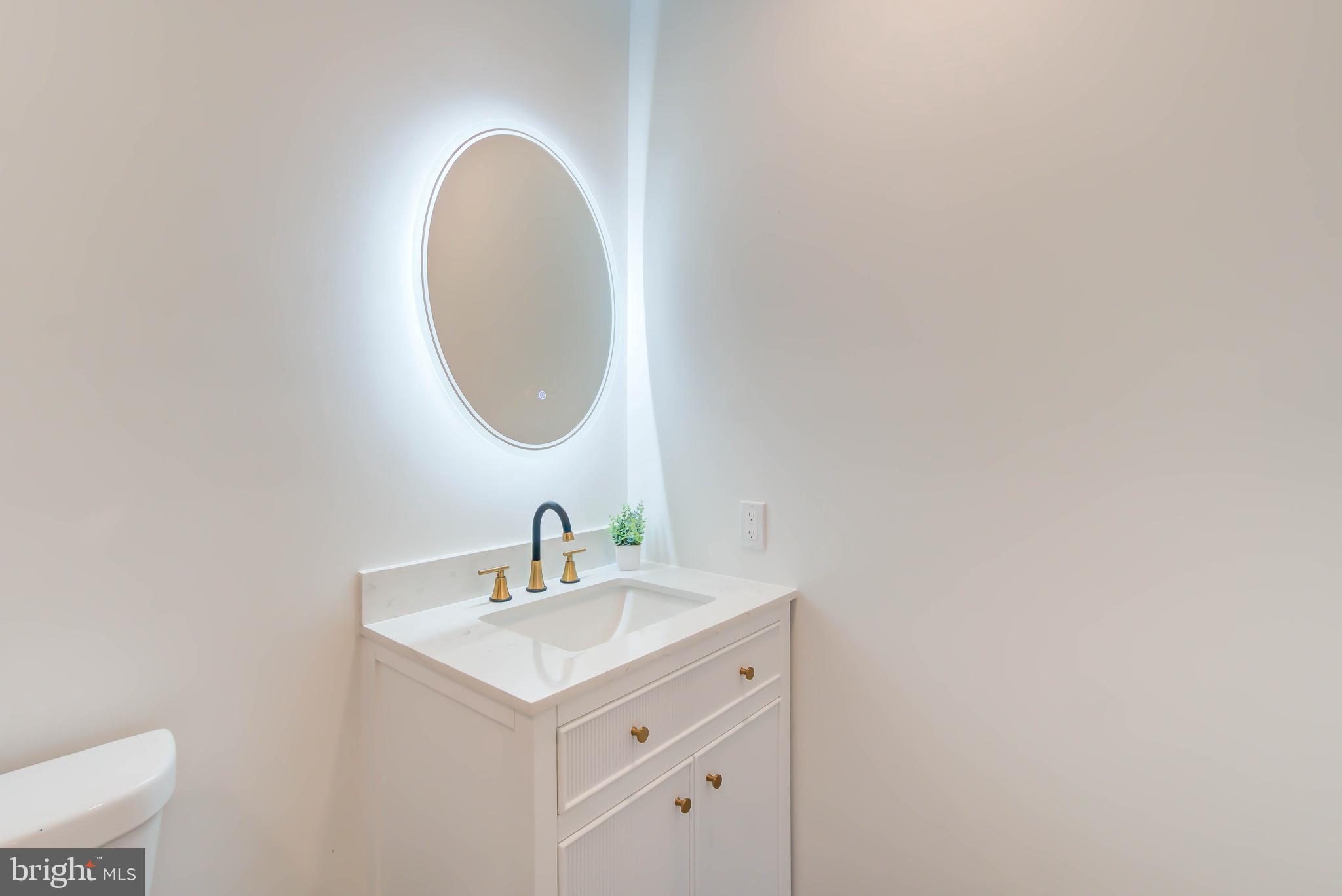 1206 La Grande Road Silver Spring, MD 20903 - Photo 23 of 45 a bathroom with a sink and a mirror