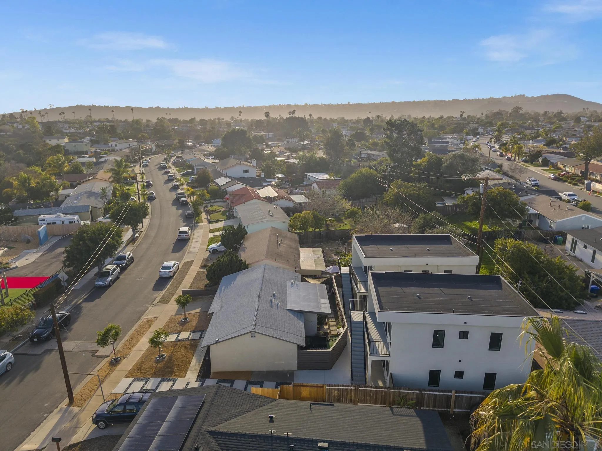3582 Hatteras Avenue San Diego, CA 92117 - Photo 31 of 33 an aerial view of a house with a yard