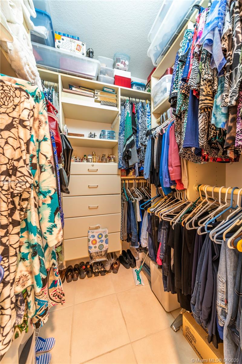 14933 Southwest 22 Street Miami, FL 33185 - Photo 38 of 49 Master walk in built out closet