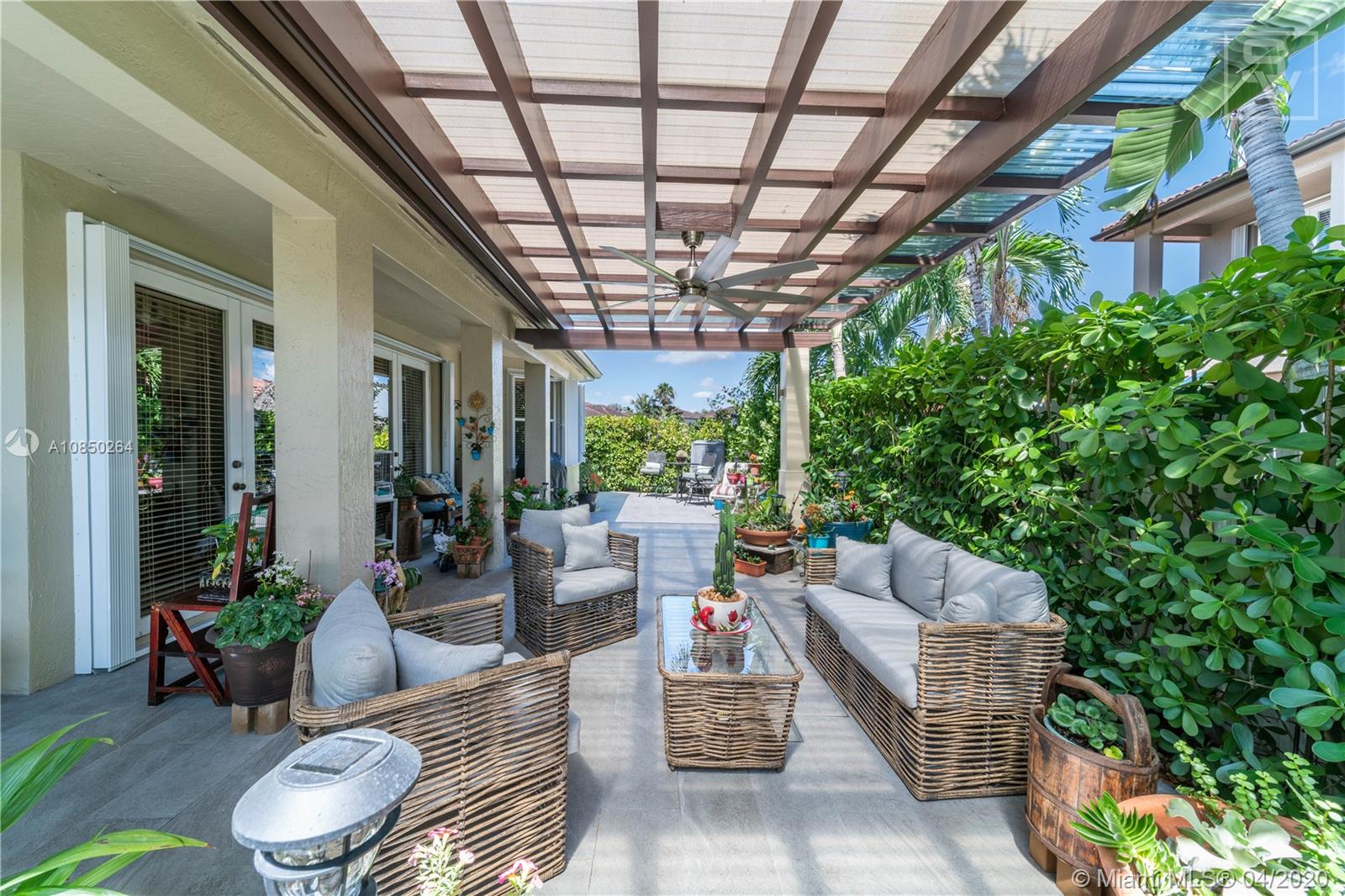 14933 Southwest 22 Street Miami, FL 33185 - Photo 48 of 49 OUtdoor Pergola Cover Patio