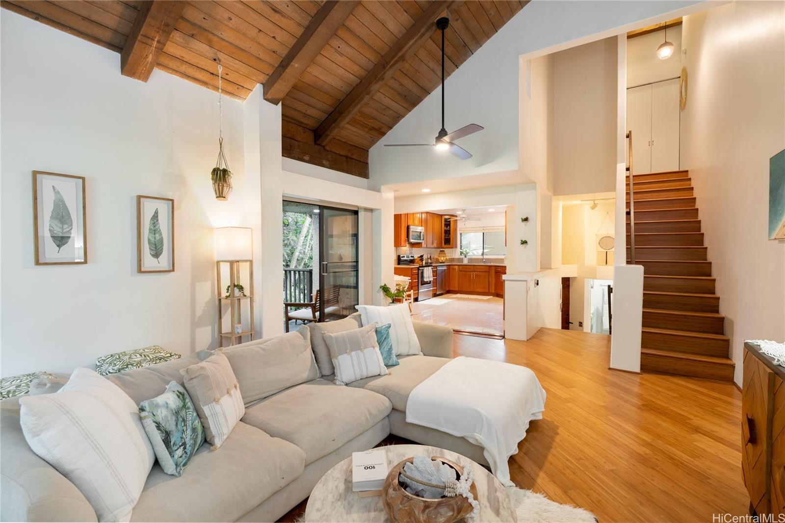 46-369 Haiku Road, Unit E8 Kaneohe, HI 96744 - Photo 1 of 1 a living room with furniture and wooden floor