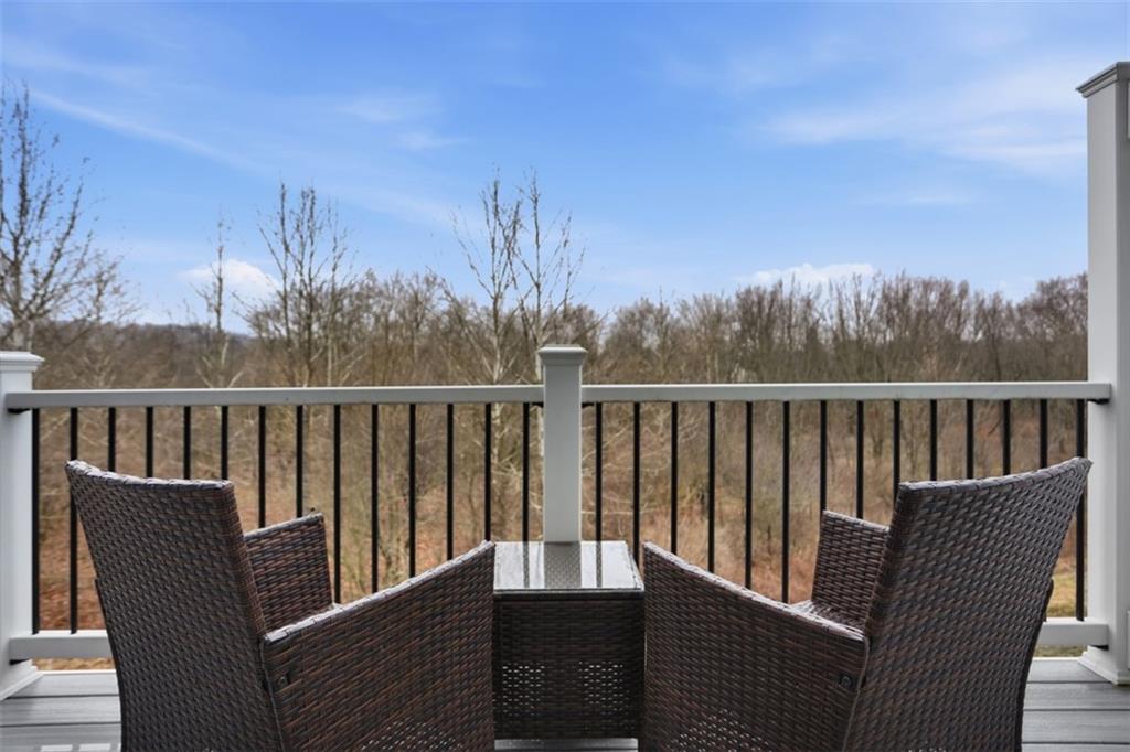 237 Truth Circle Harmony, PA 16037 - Photo 31 of 48 a view of a balcony with wooden floor and fence