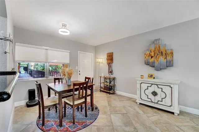 a view of hallway with workspace