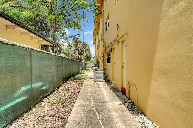 a couple of chairs sitting in front of a door