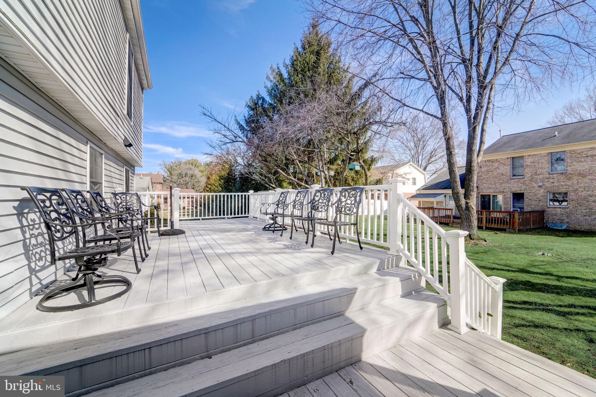 15805 Bond Mill Road Laurel, MD 20707 - Photo 14 of 36 Large Deck connected to Screened Porch