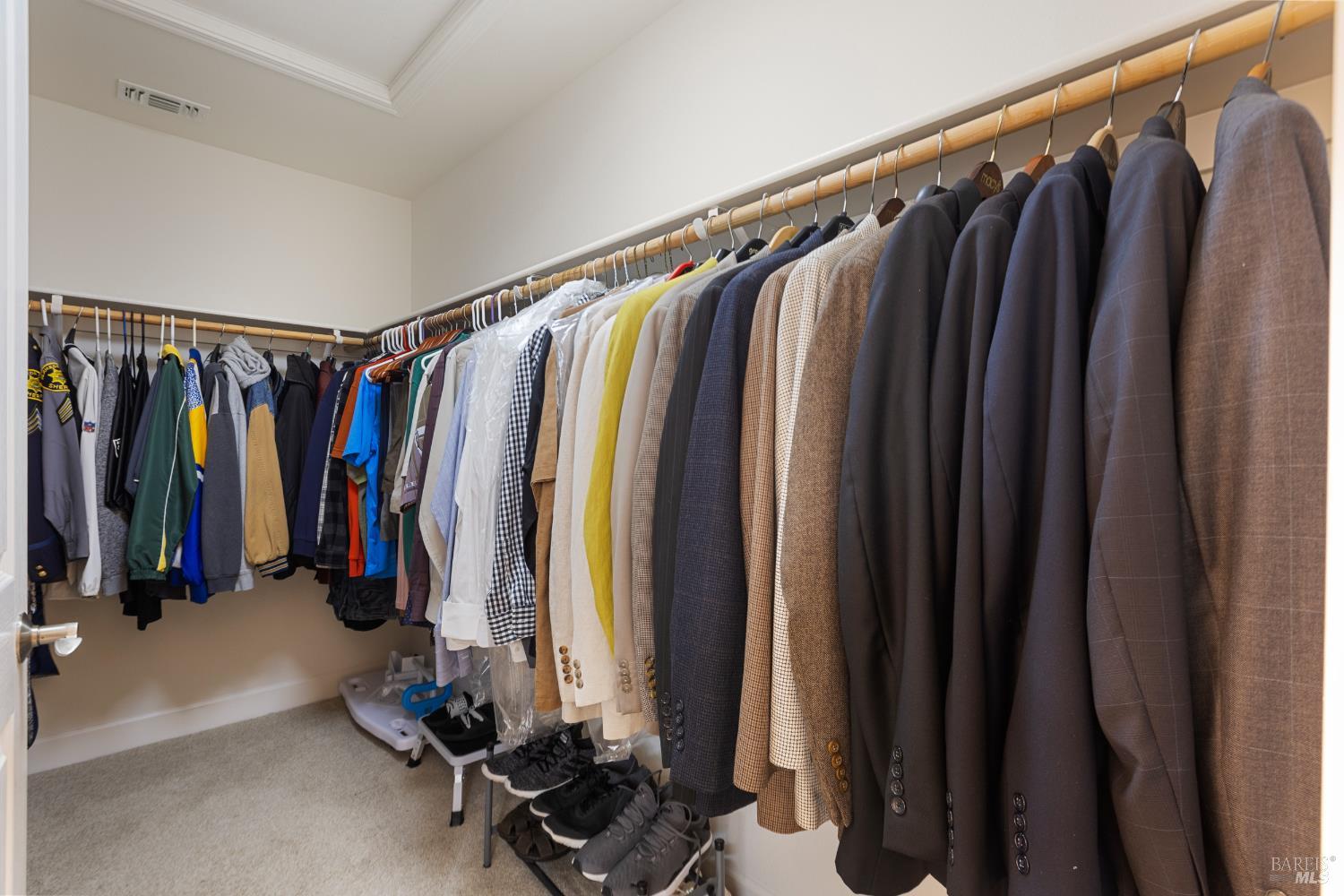 319 Birch Ridge Drive Rio Vista, CA 94571 - Photo 18 of 28 a view of walk in closet with clothes