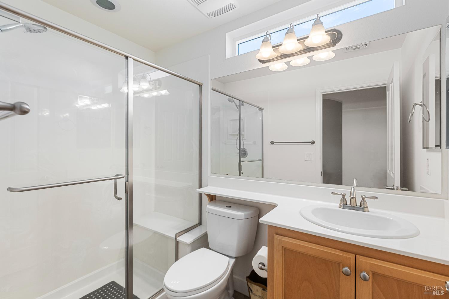 319 Birch Ridge Drive Rio Vista, CA 94571 - Photo 22 of 28 a bathroom with a sink toilet vanity and shower