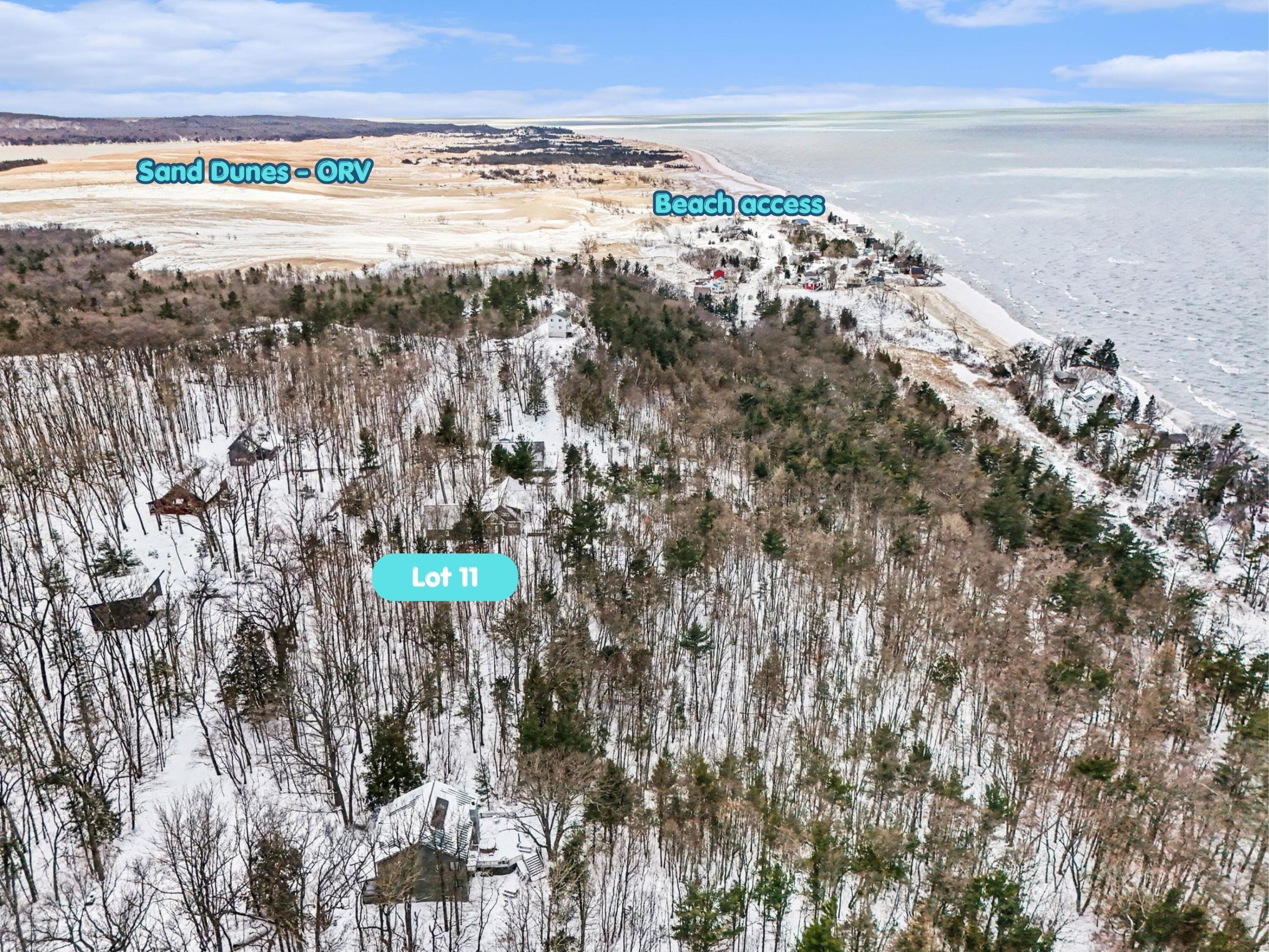 Lot 11 North Silver Ridge Road Mears, MI 49436 - Photo 2 of 22 Beach access