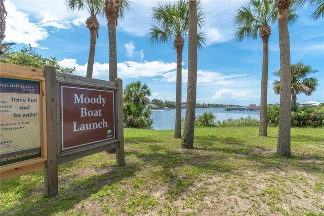 a view of a park with swings