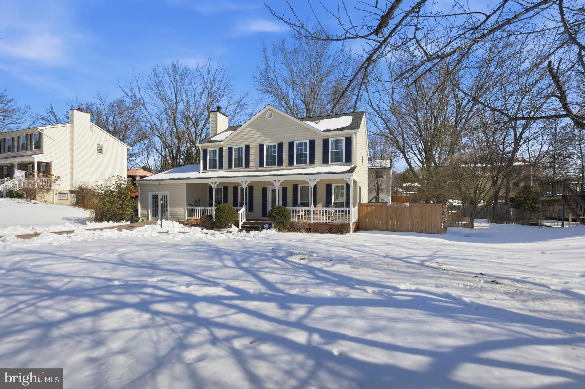 13709 Palm Road Woodbridge, VA 22193 - Photo 2 of 34 Charming home nestled in a winter wonderland.