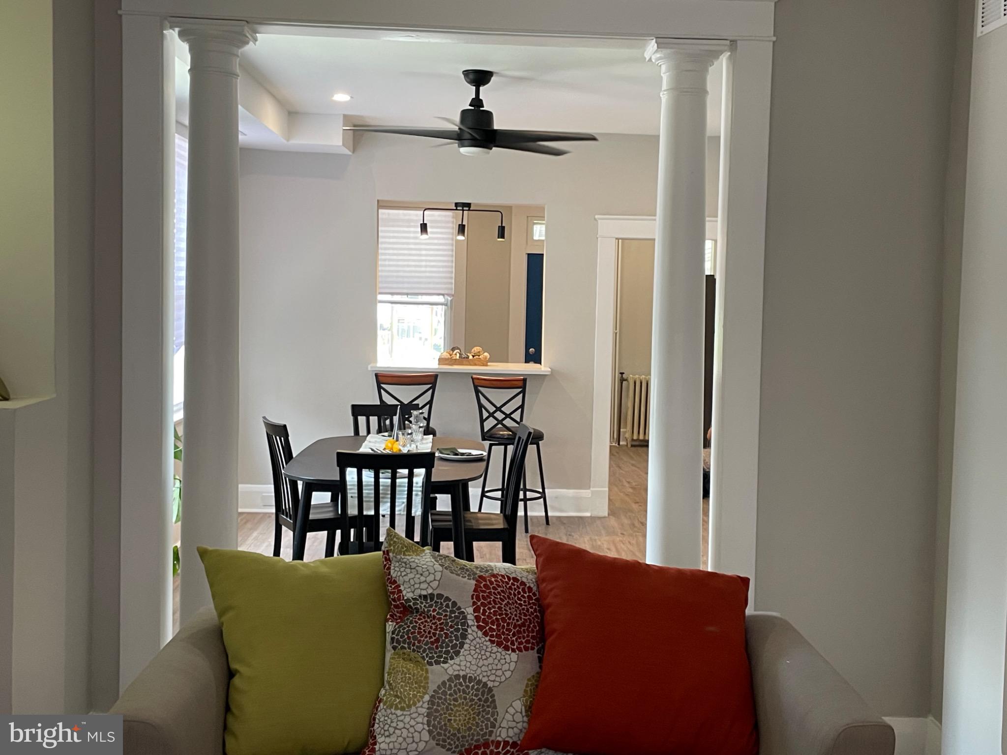 2301 Mosher Street Baltimore, MD 21216 - Photo 6 of 30 Charming open layout with elegant columns.