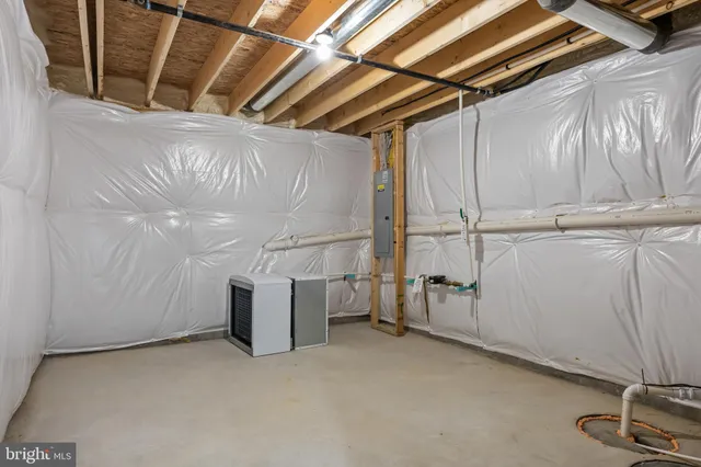 a view of a storage room