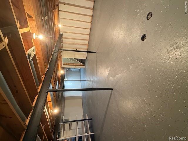 43038 Hanford Road Canton, MI 48187 - Photo 36 of 36 Expansive lower level with painted concrete flooring and exposed ceiling joists