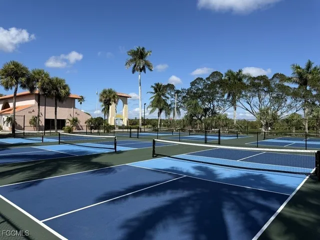 a view of street with houses