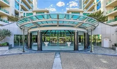 a view of a building with a porch