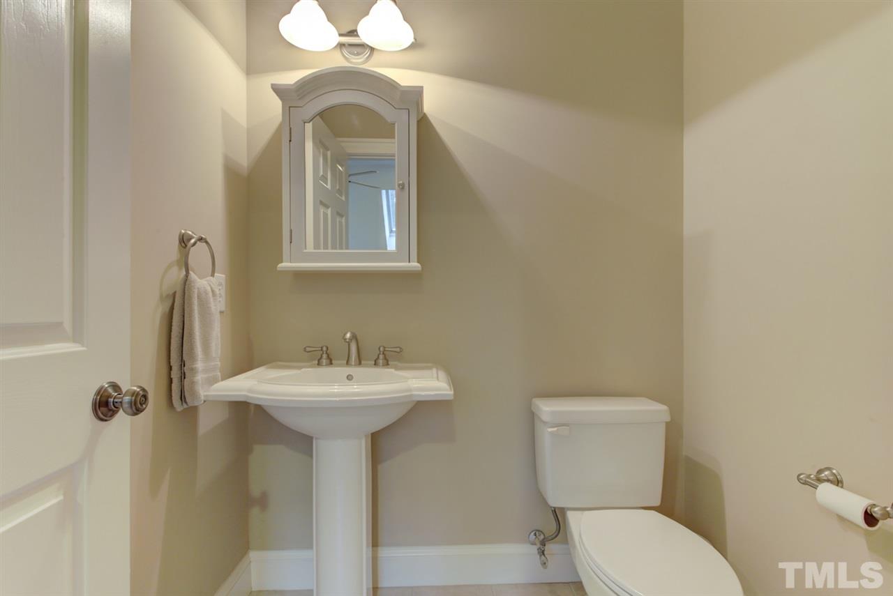 1009 Quiet Ridge Circle Raleigh, NC 27614 - Photo 24 of 30 Convenient Half Bath located of third floor accompanies office/rec space