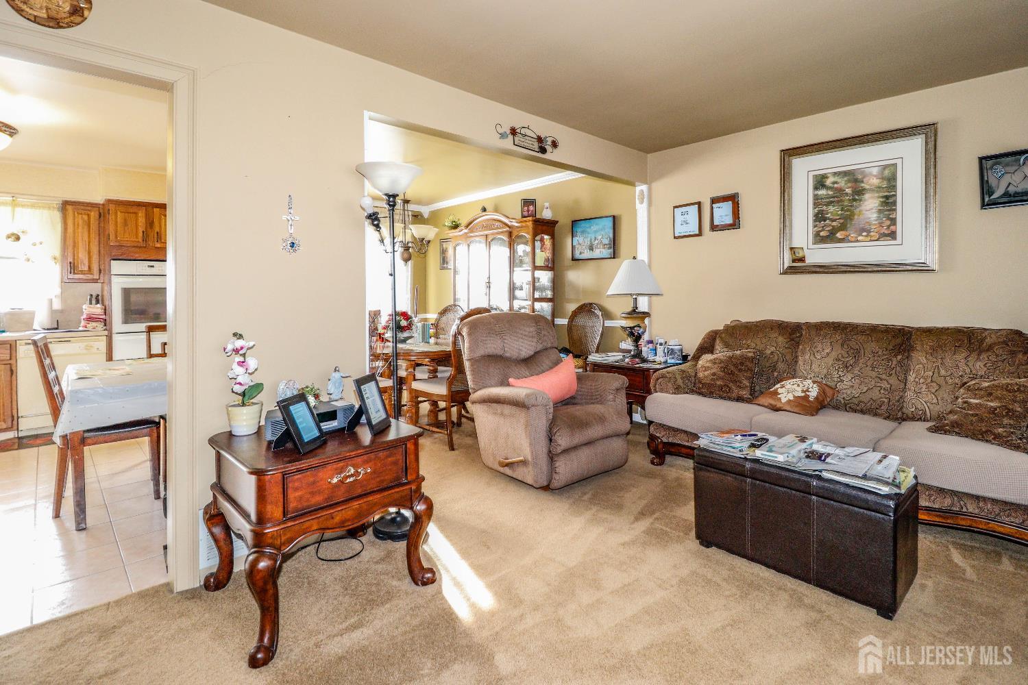 37 Patrick Street Carteret, NJ 07008 - Photo 11 of 30 a living room with furniture and a potted plant