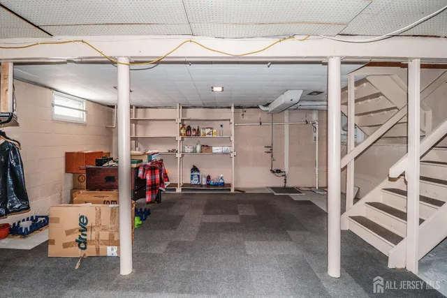 a view of storage and utility room