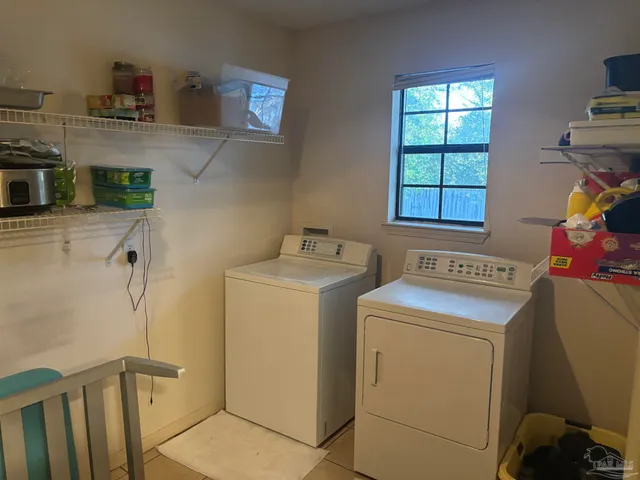 a room with storage and utility