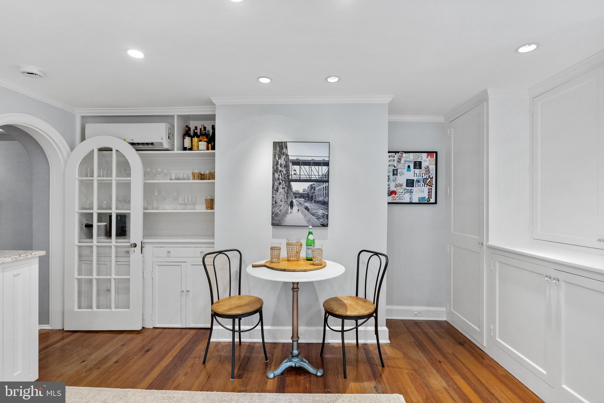 3403 O Street Northwest Washington, DC 20007 - Photo 12 of 35 a workspace with furniture and wooden floor