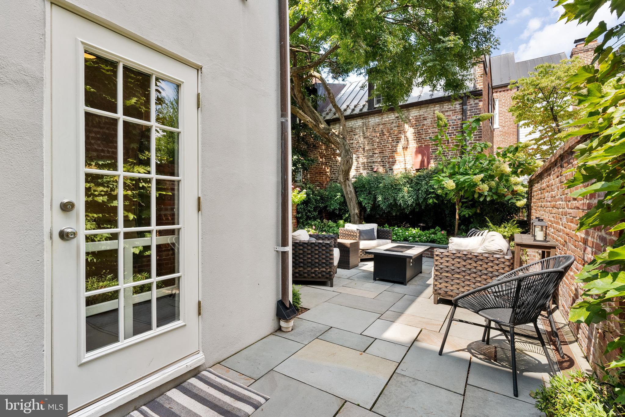 3403 O Street Northwest Washington, DC 20007 - Photo 13 of 35 a view of backyard with outdoor seating