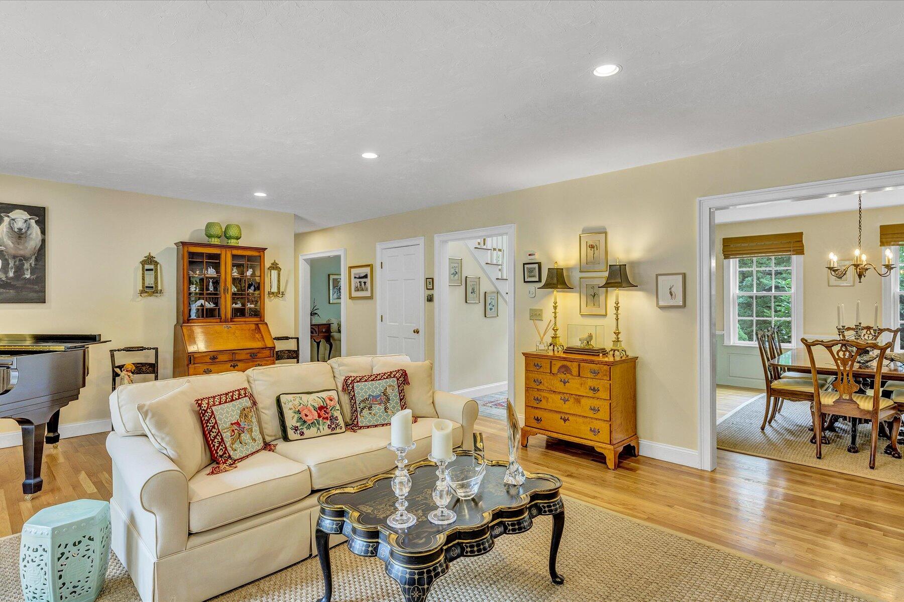 663 Crowells Bog Road Brewster, MA 02631 - Photo 5 of 46 a living room with furniture and wooden floor
