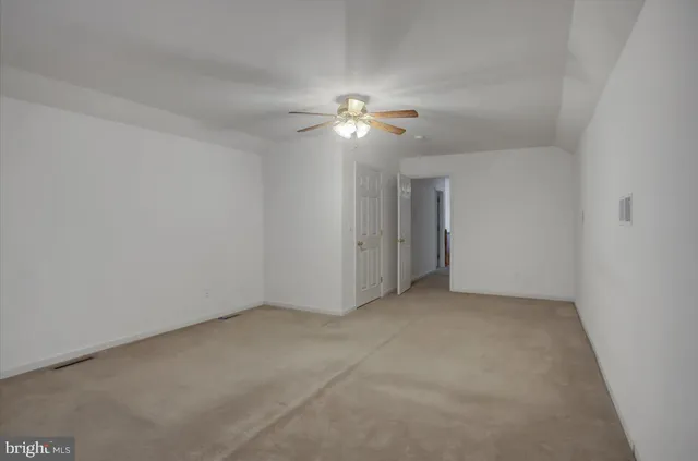 a close view of walk in closet