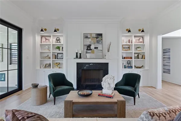 a sink with a large window