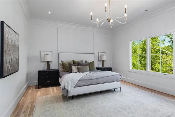 a living room with furniture and windows
