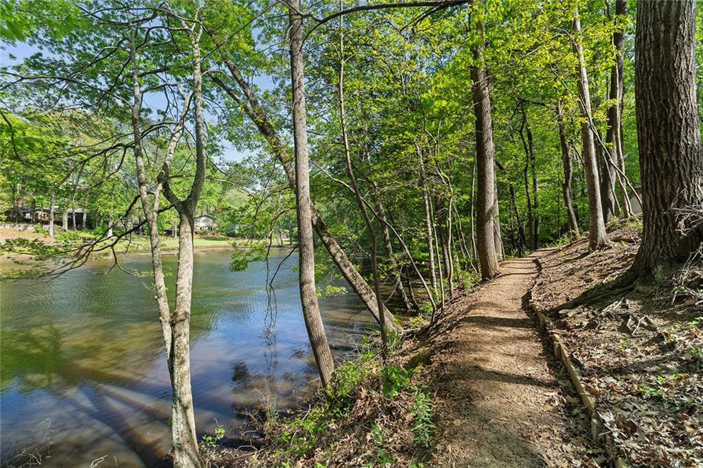 3290 Dunlop Court Atlanta, GA 30319 - Photo 72 of 81 a view of a lake from a yard