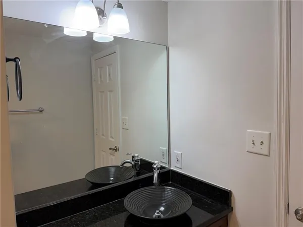 a close view of kitchen sink