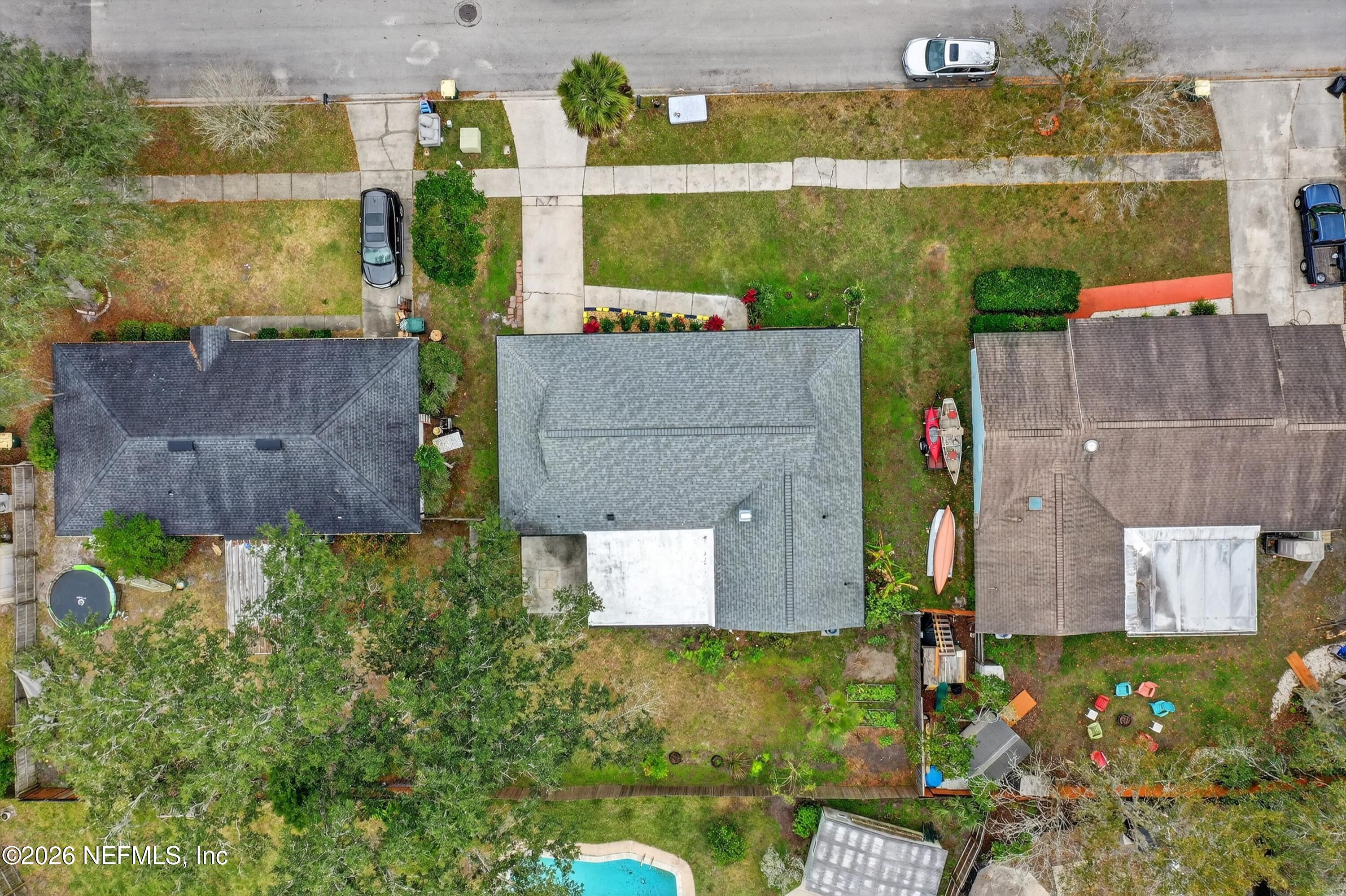 3570 Grassy Ride Drive Jacksonville, FL 32223 - Photo 46 of 51 an aerial view of a house with a yard