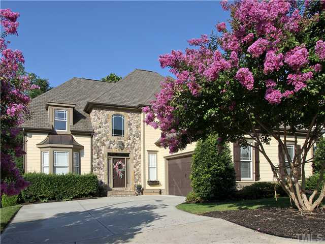 2816 Peachleaf Street Raleigh, NC 27614 - Photo 1 of 25 Immaculate Custom Basement Home on 7th Fairway of TPC Golf Course - Cul de Sac Lot! Exterior Front