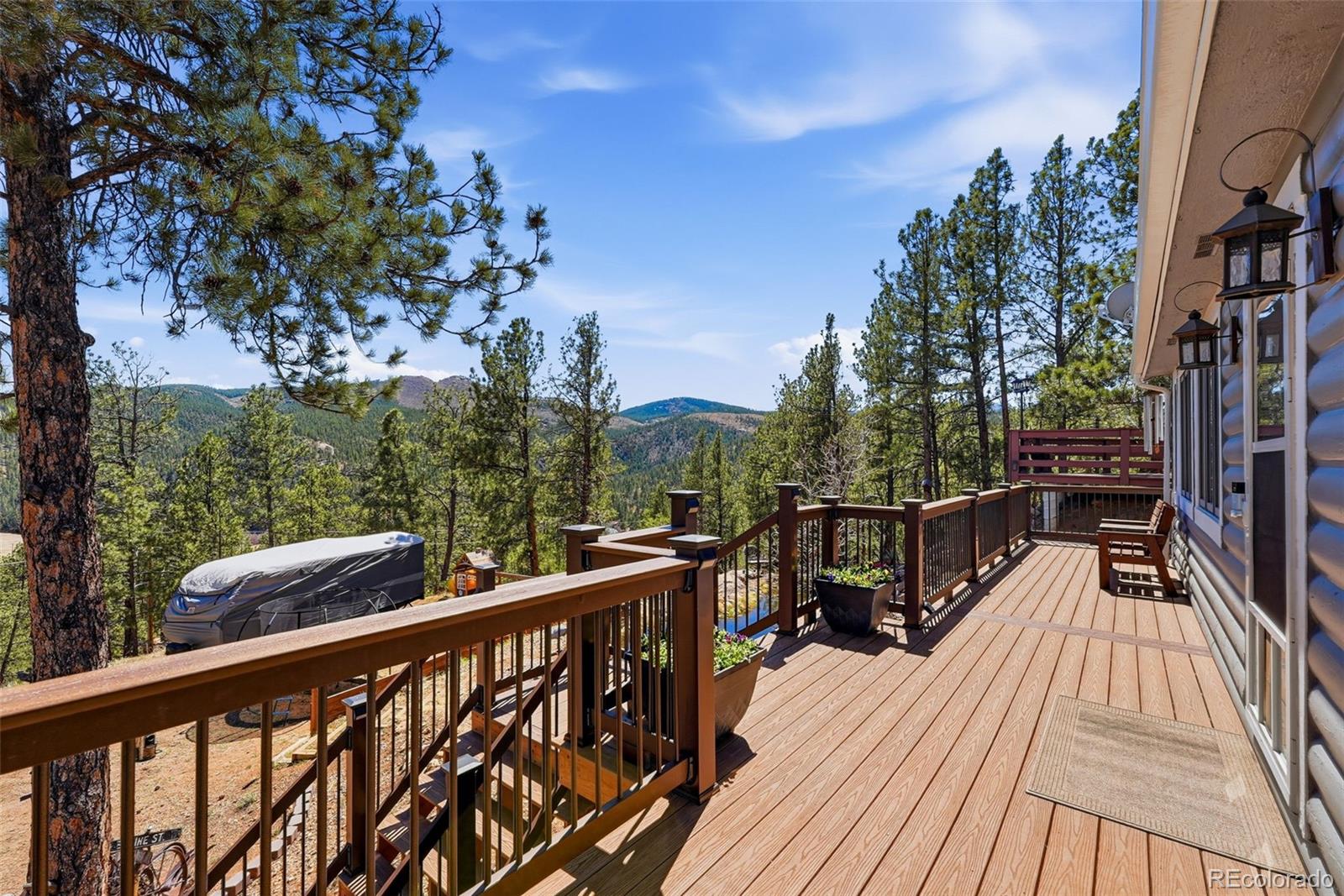 16687 Ouray Road West Pine, CO 80470 - Photo 8 of 49 a view of balcony with furniture