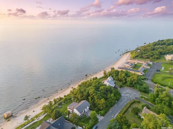 a view of an ocean beach