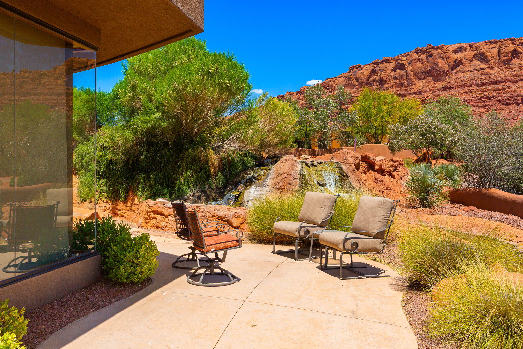 2410 Entrada Trail, Unit 3 St. George, UT 84770 - Photo 13 of 53 Back Patio