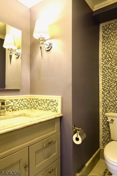 17 Wellington Road Livingston, NJ 07039 - Photo 7 of 20 a bathroom with a sink a toilet and mirror