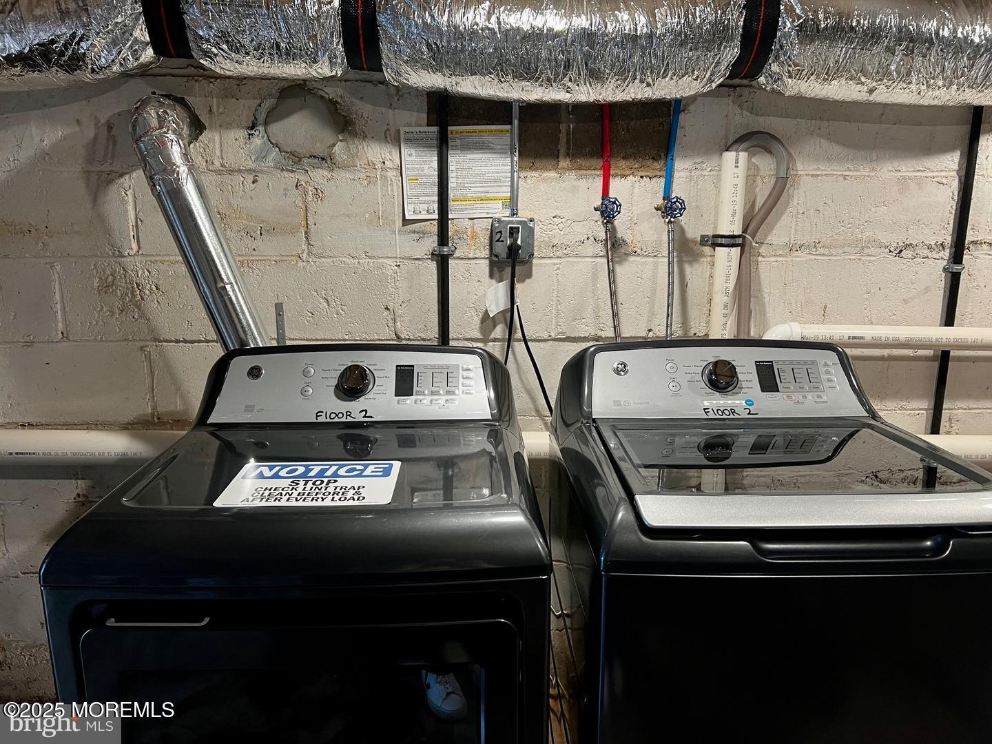 1253 Yardville Allentown Road, Unit 2 Allentown, NJ 08501 - Photo 11 of 12 a view of washer and dryer