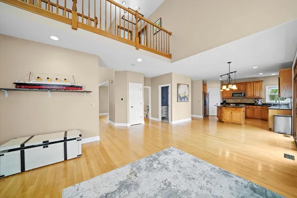 a view of a living room