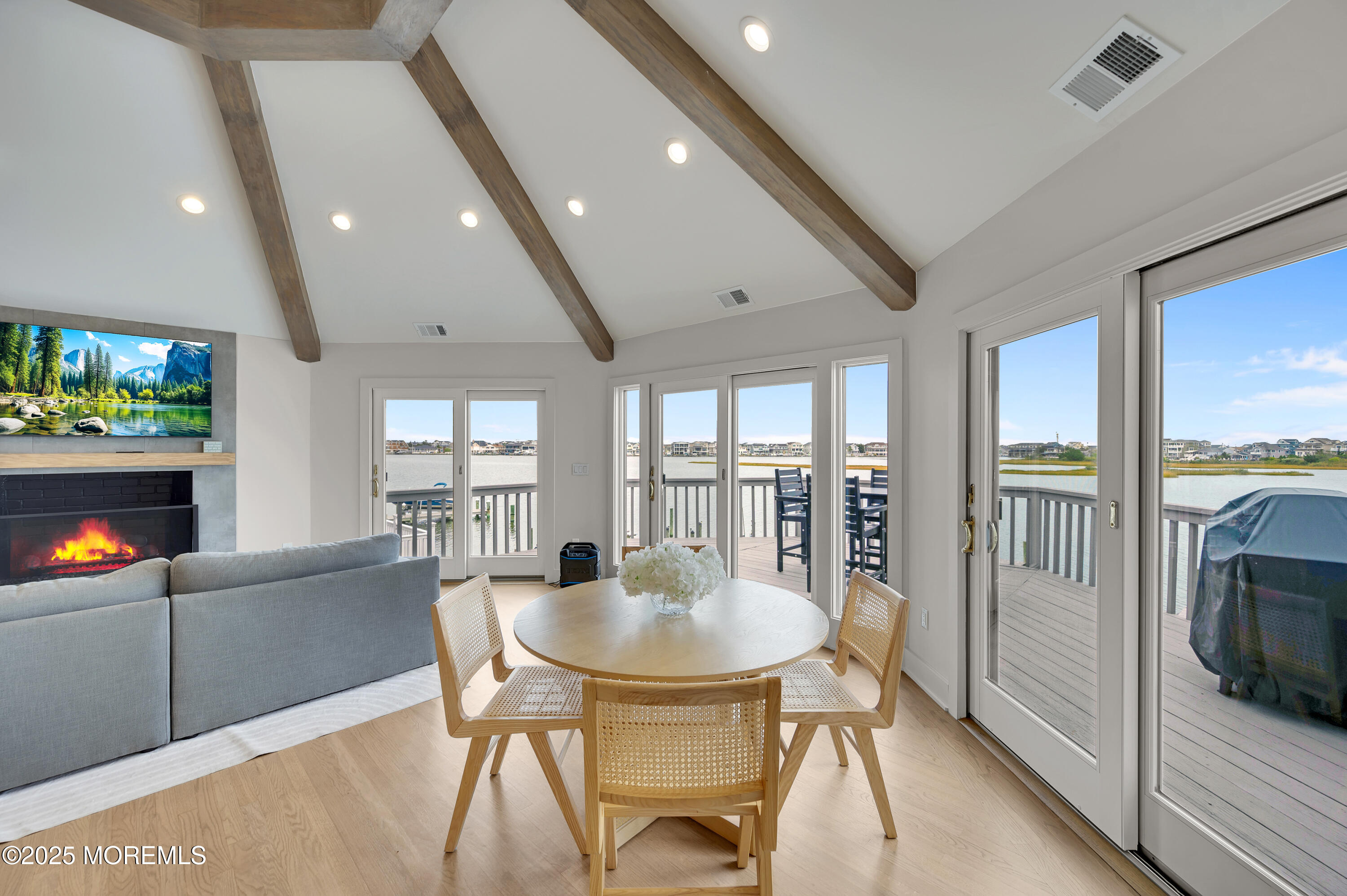 28 Harborside Drive East Seaside Heights, NJ 08751 - Photo 8 of 34 a view of a livingroom with furniture window and wooden floor