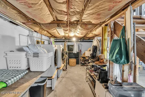 a view of storage and utility room