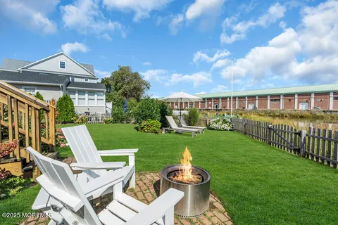 a view of lake from balcony