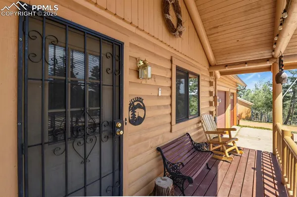 a view of outdoor seating