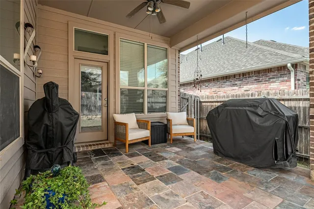 a view of a backyard with a garden