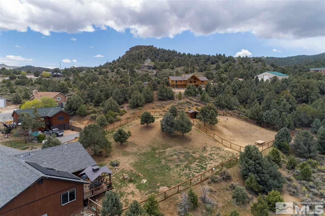 1844 Lousetown Road Reno, NV 89521 - Photo 25 of 39 an aerial view of residential houses with outdoor space and trees