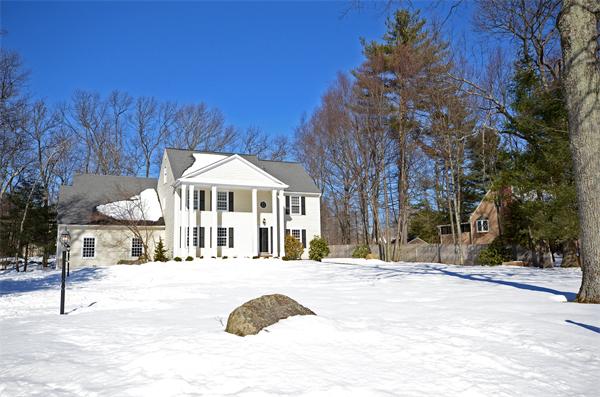 16 Nicholas Road Hopkinton, MA 01748 - Photo 2 of 28 a view of a street with houses