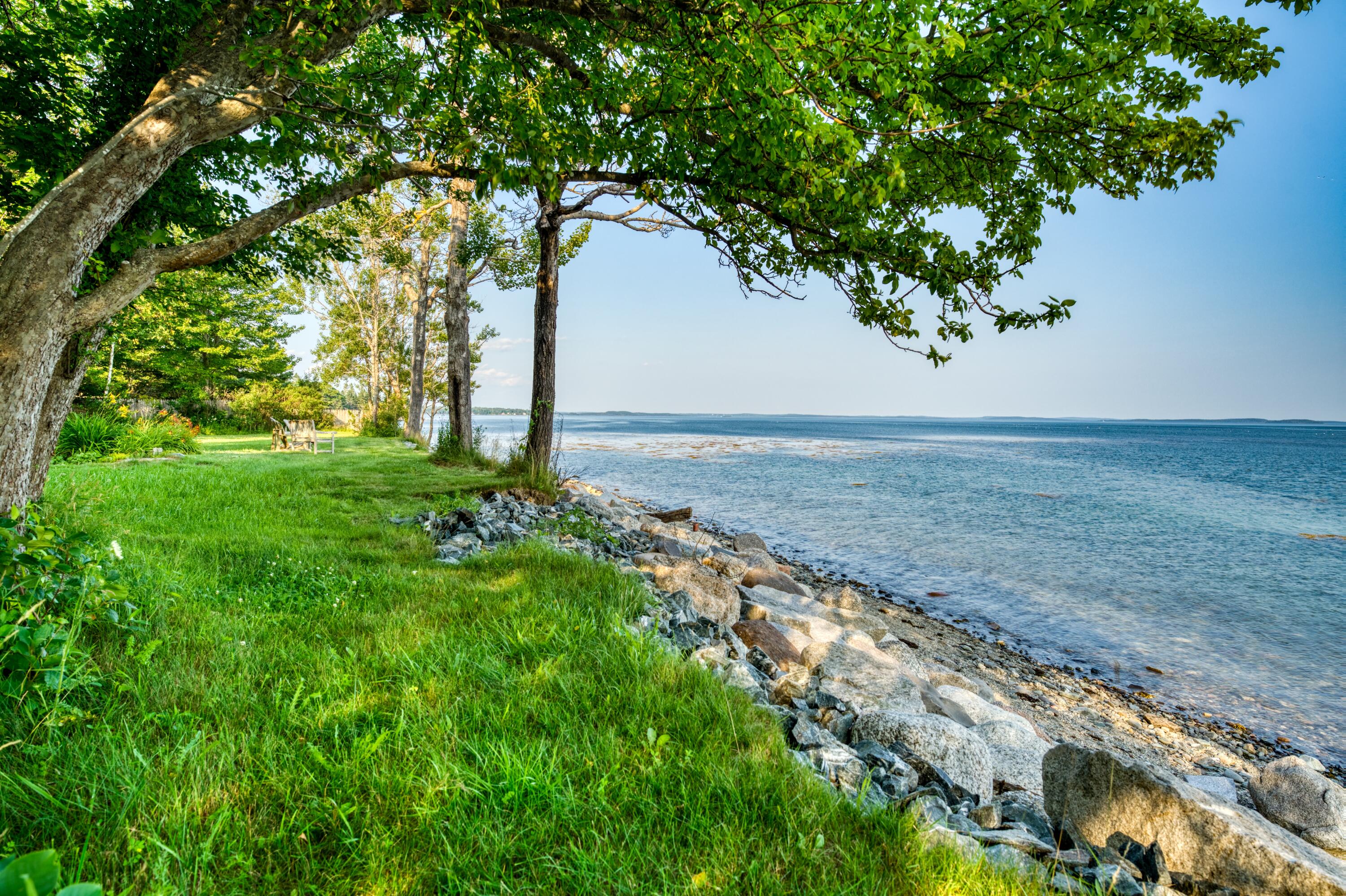 91 Bay Road Lamoine, ME 04605 - Photo 5 of 57 Beach View to the Bay