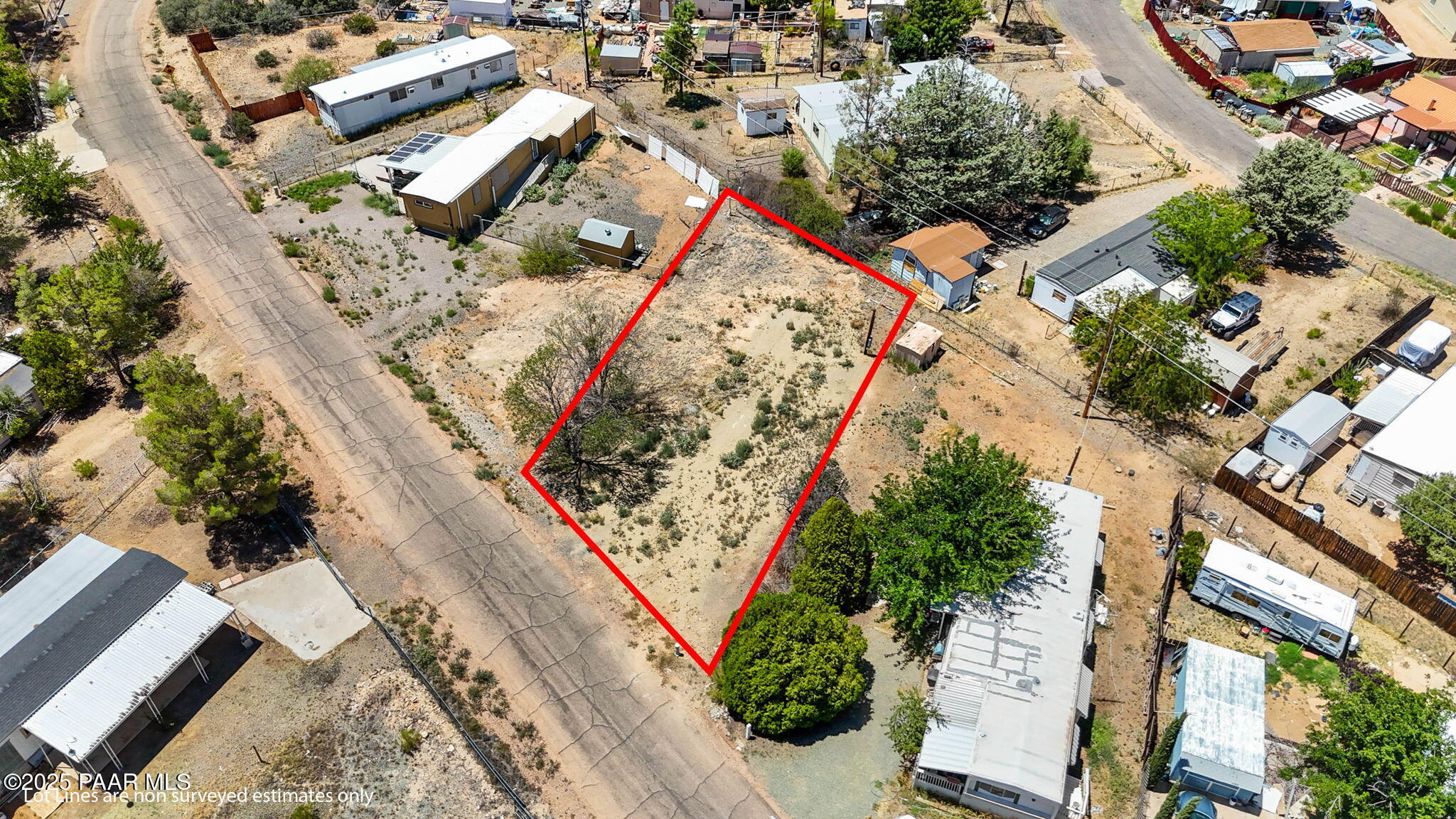 Birds Eye Lot Lines