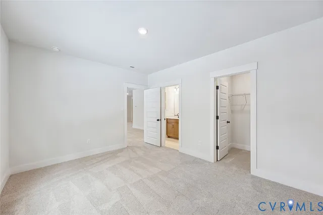 a view of an empty room