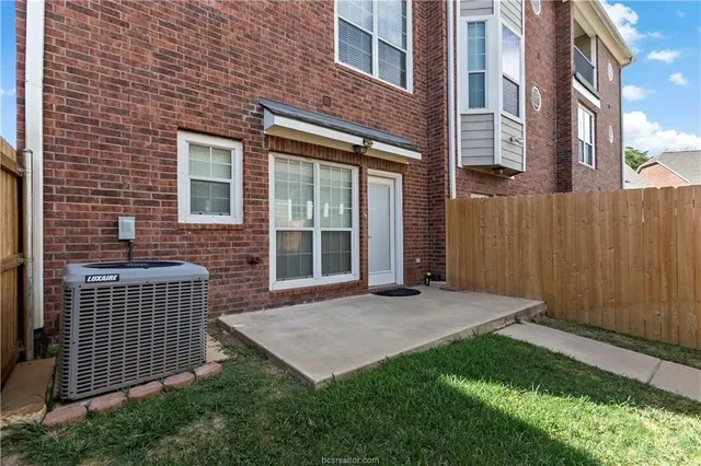 a view of outdoor space yard deck patio and fire pit